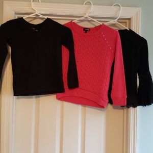 3 Girls Size M shirts